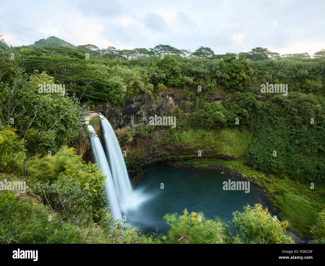 Wailua waterfalls hires stock photography and images Alamy