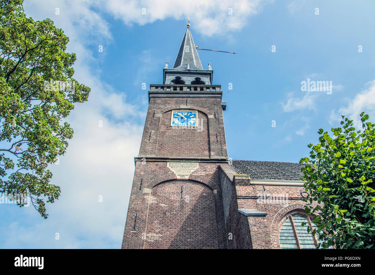Outside The Broek In Waterland Church At Broek In Waterland At The Netherlands 2018 Stock Photo