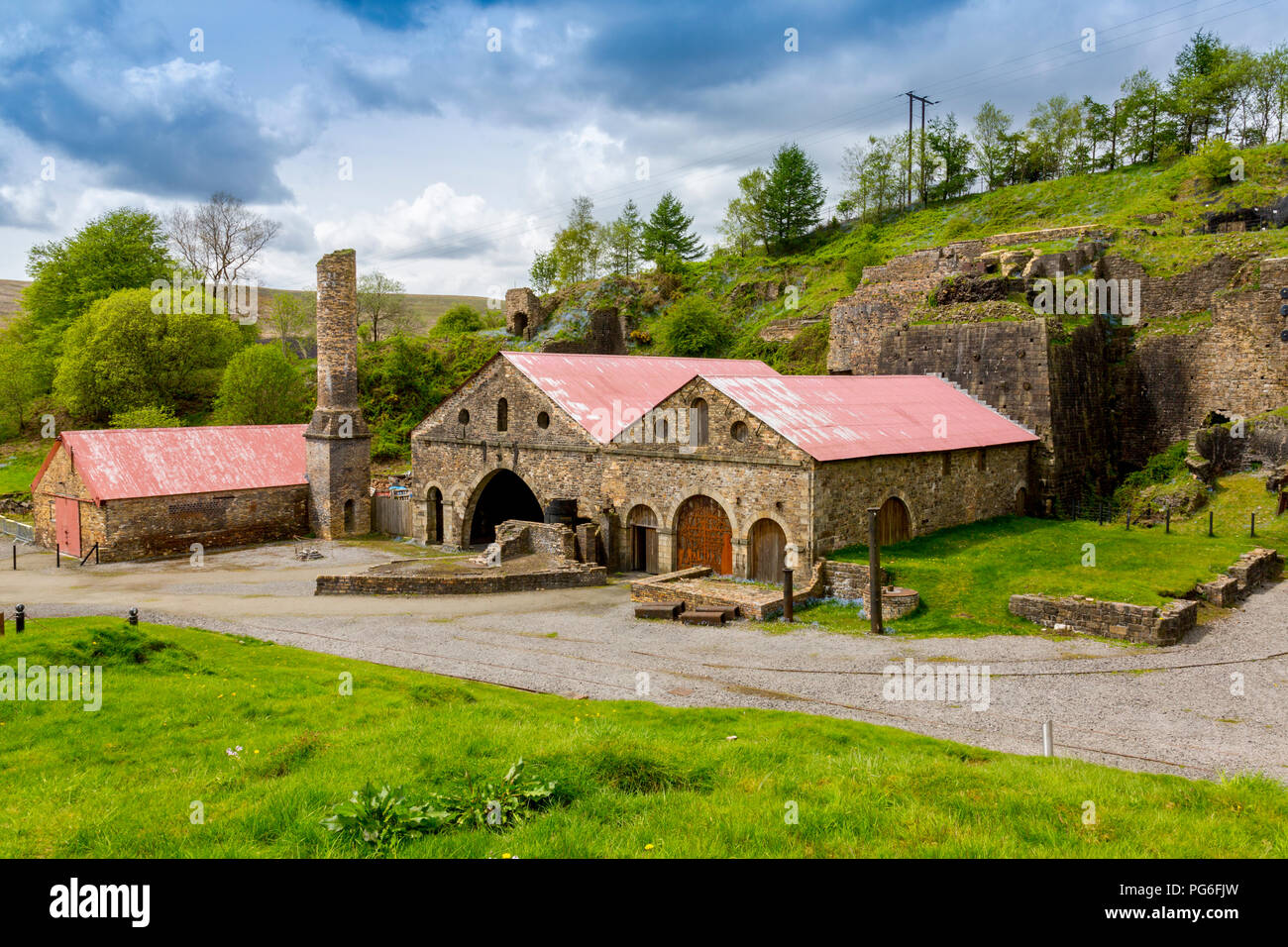 The Preserved Remains Of The Once Massive Blaenavon Ironworks Now A the-preserved-remains-of-the-once-massive-blaenavon-ironworks-now-a