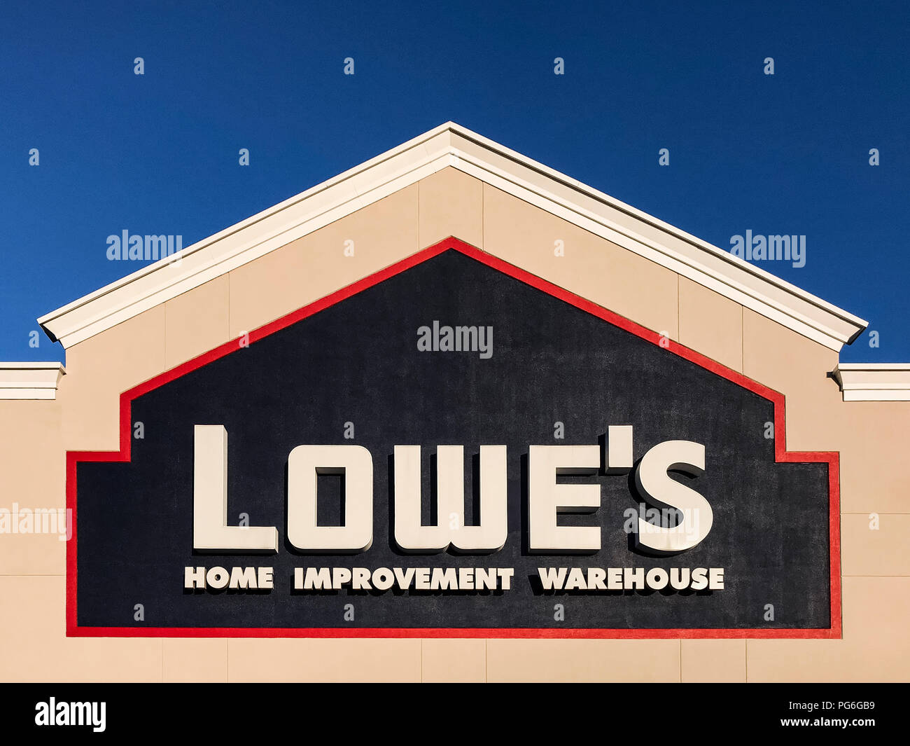 Lowe's home improvement superstore. Stock Photo