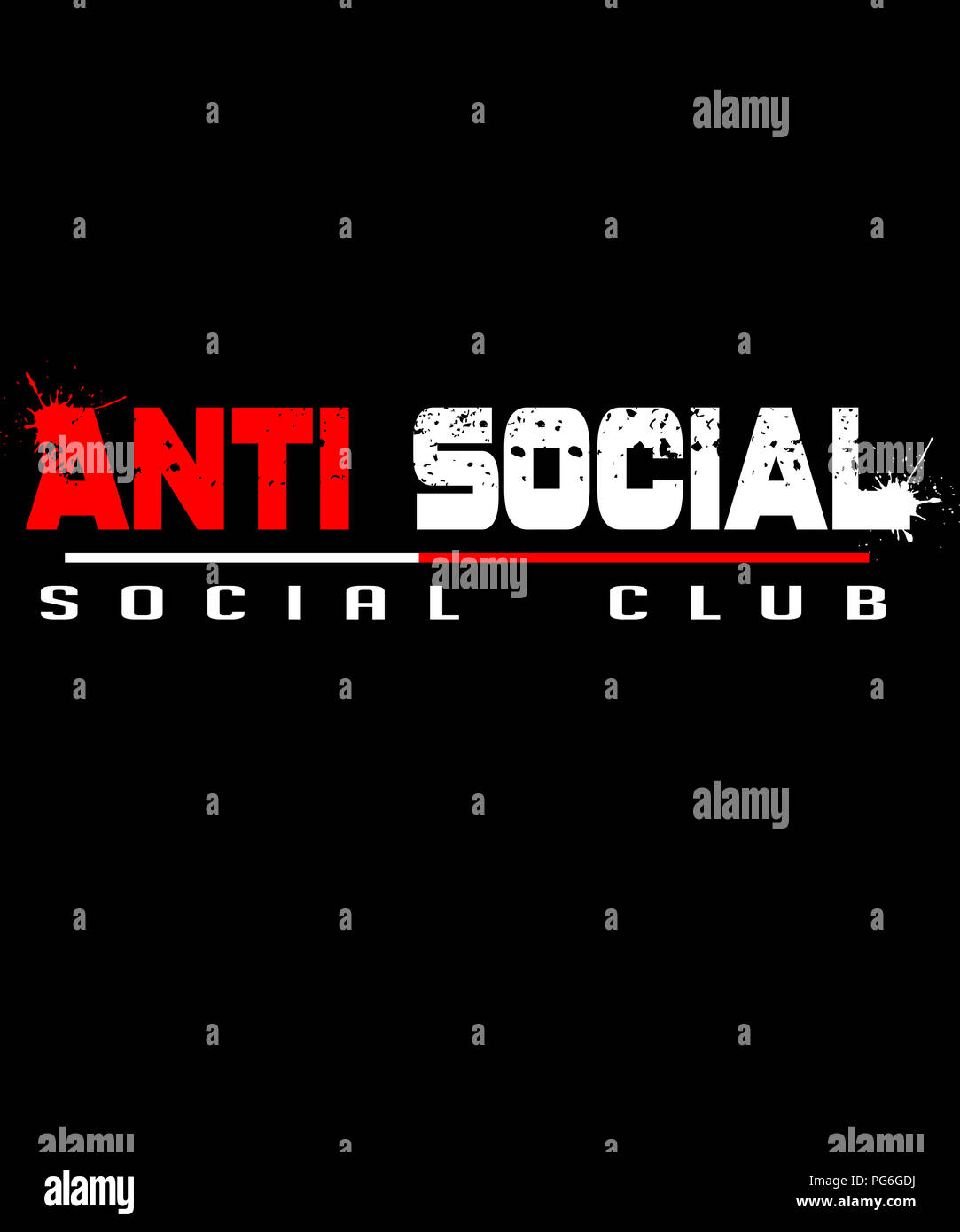 Anti social social club hi-res stock photography and images - Alamy