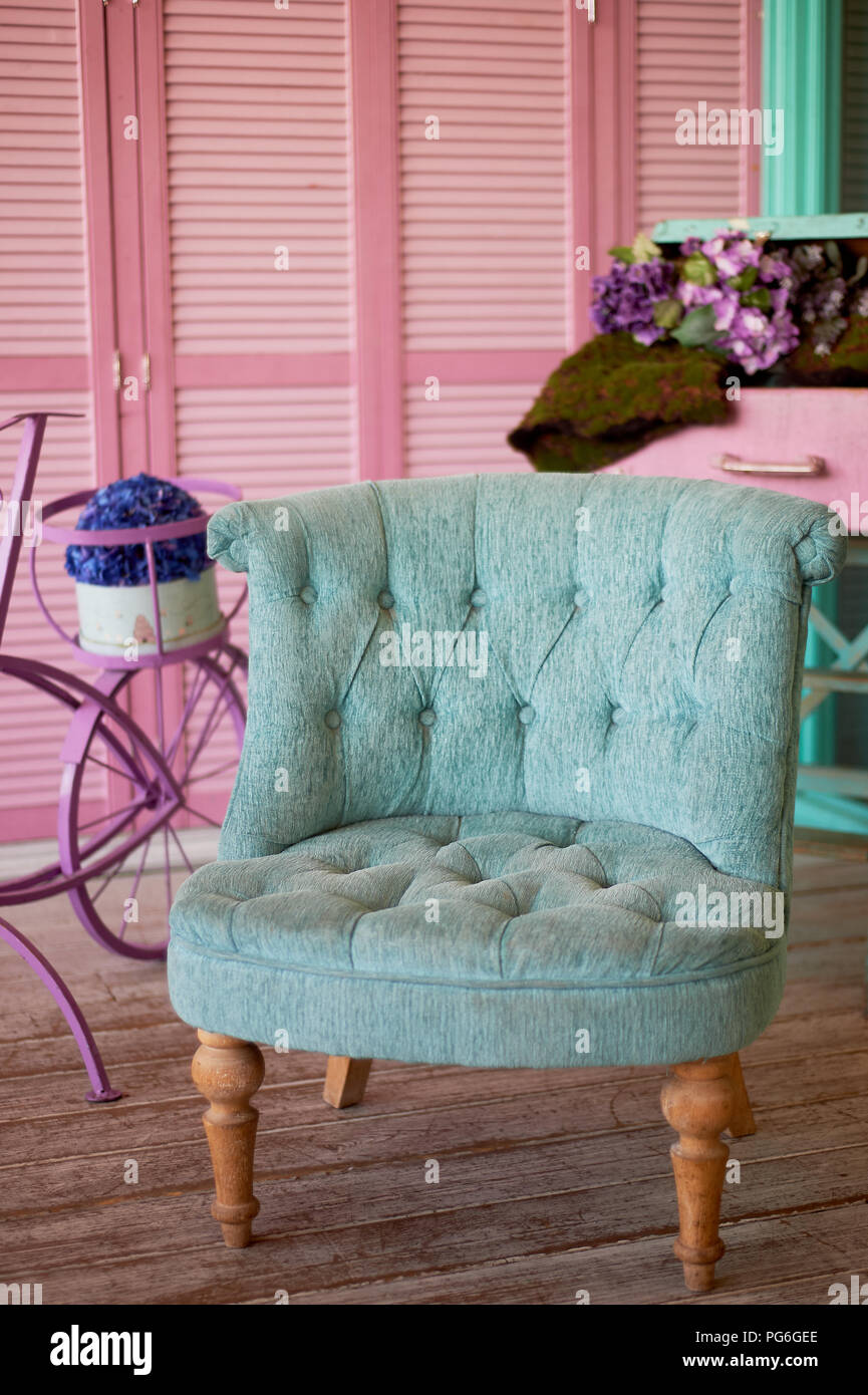 Pastel pink chair best sale