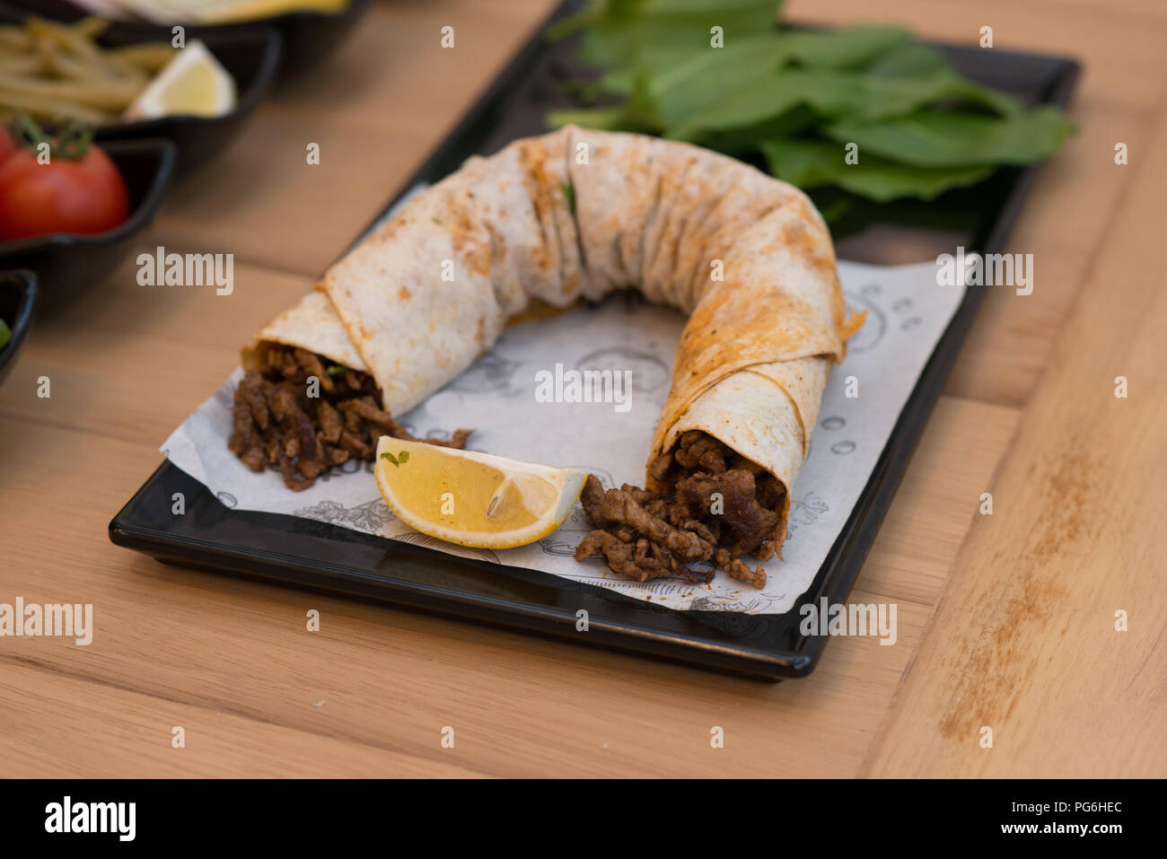 Tantuni, Traditional Turkish Food, Street Food Stock Photo