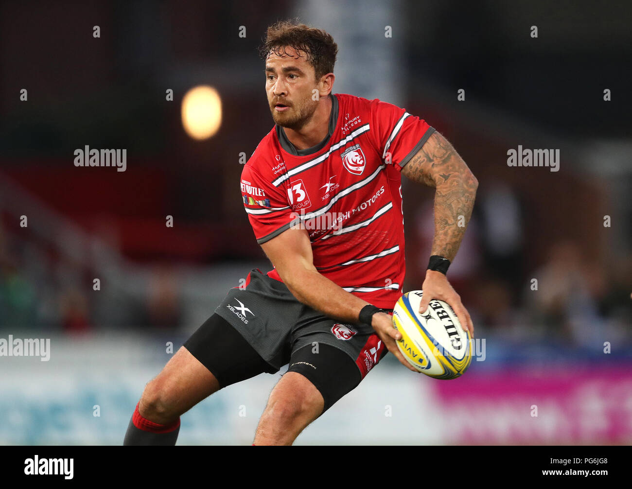 Gloucester's Danny Cipriani during the pre-season friendly match at Kingsholm Stadium, Gloucester. Stock Photo