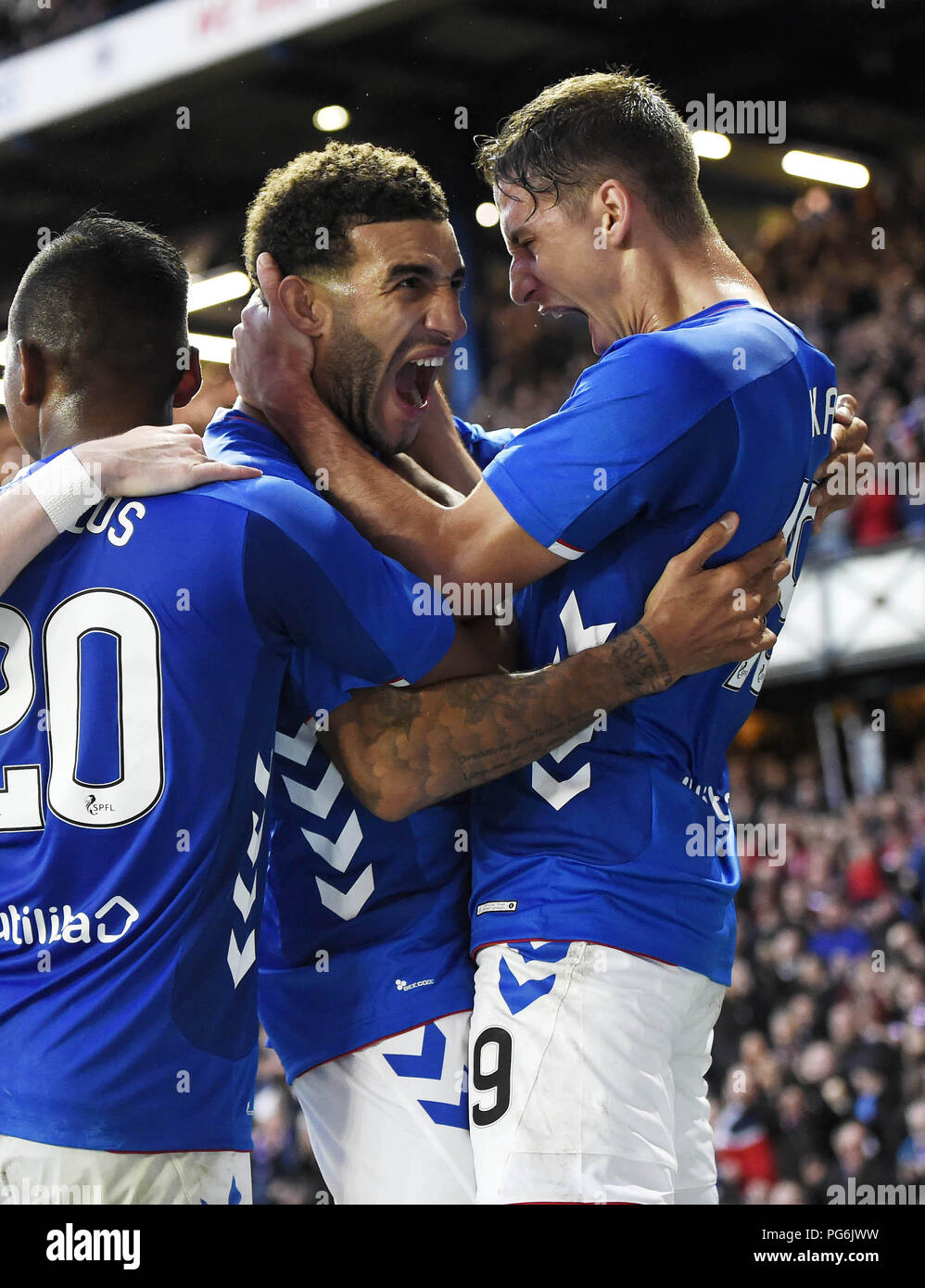 Rangers nikola katic celebrates hi-res stock photography and images - Alamy