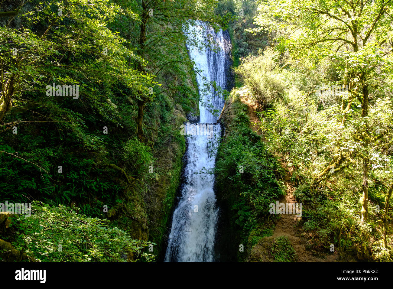 Bridal Veil Falls, Columbia River Oregon, USA Stock Photo Alamy