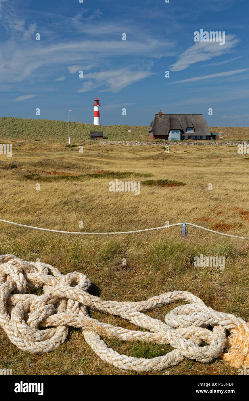 Germany, North Frisia, Sylt, Lighthouse List East Stock Photo