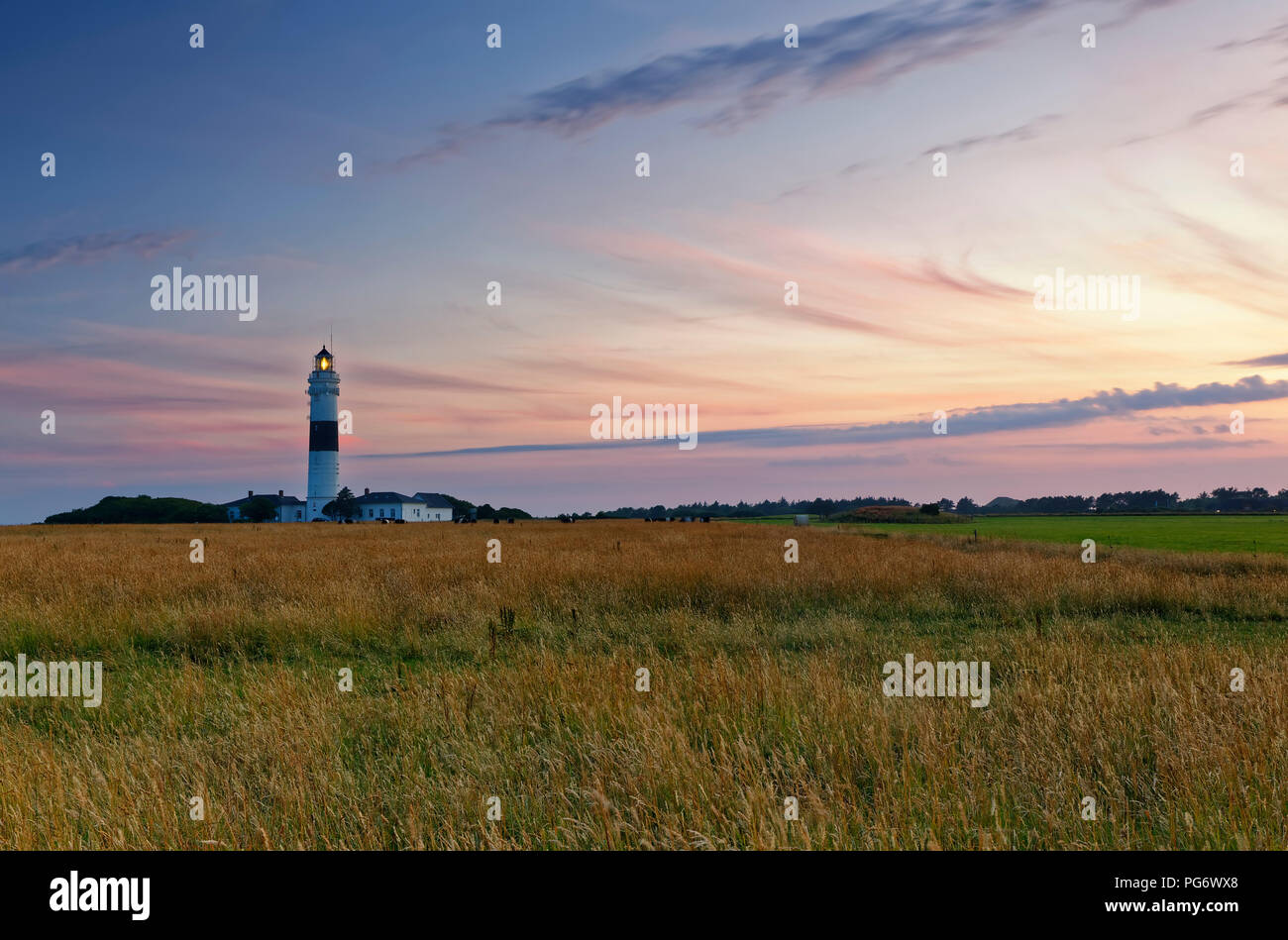 Germany, North Frisia, Sylt, Kampen lighthouse Stock Photo