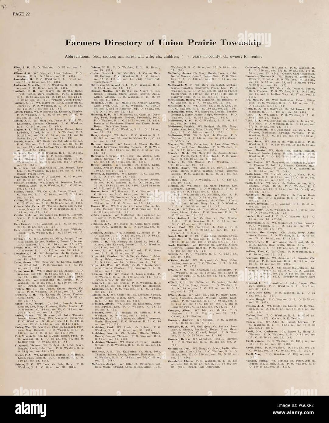 Atlas of Allamakee County, Iowa containing maps of townships of the county, maps of state
