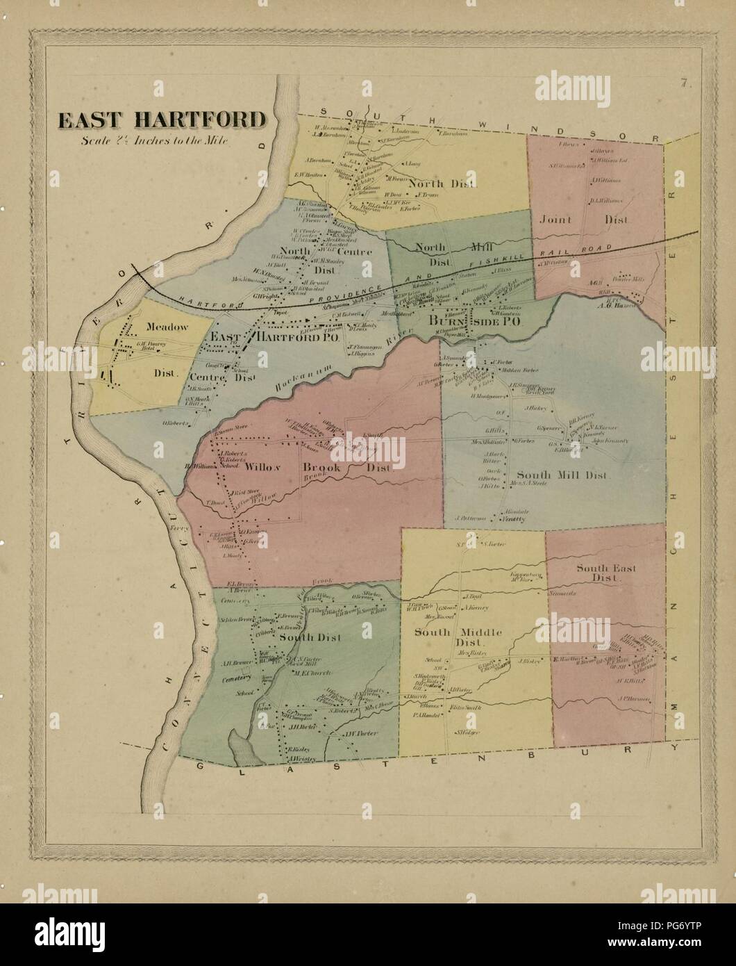 1857 Map of Tolland County Connecticut blog.designfiles.co
