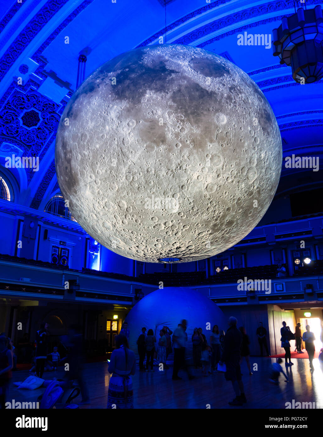 Museum of the Moon, artwork by Luke Jerram Stock Photo