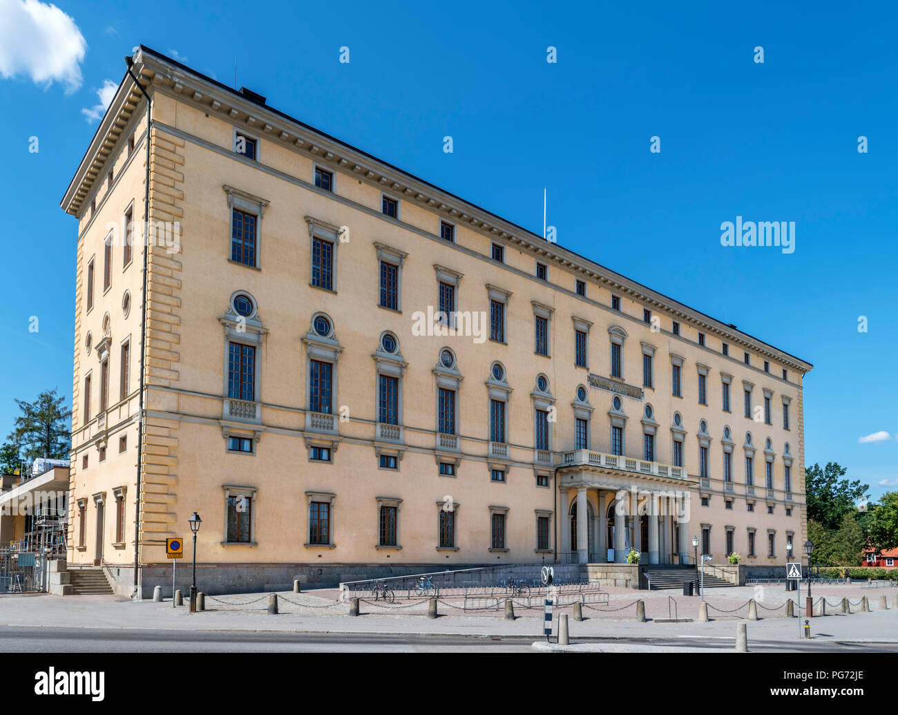 Carolina Redviva Library, Uppsala University, Uppsala, Uppland, Sweden Stock Photo