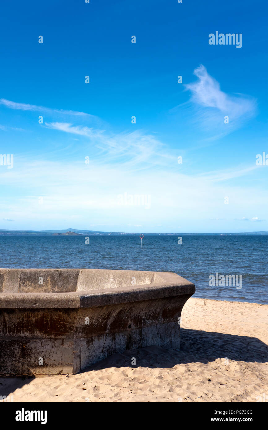 The breakwater at Portobello beach, Edinburgh, Scotland Stock Photo Alamy