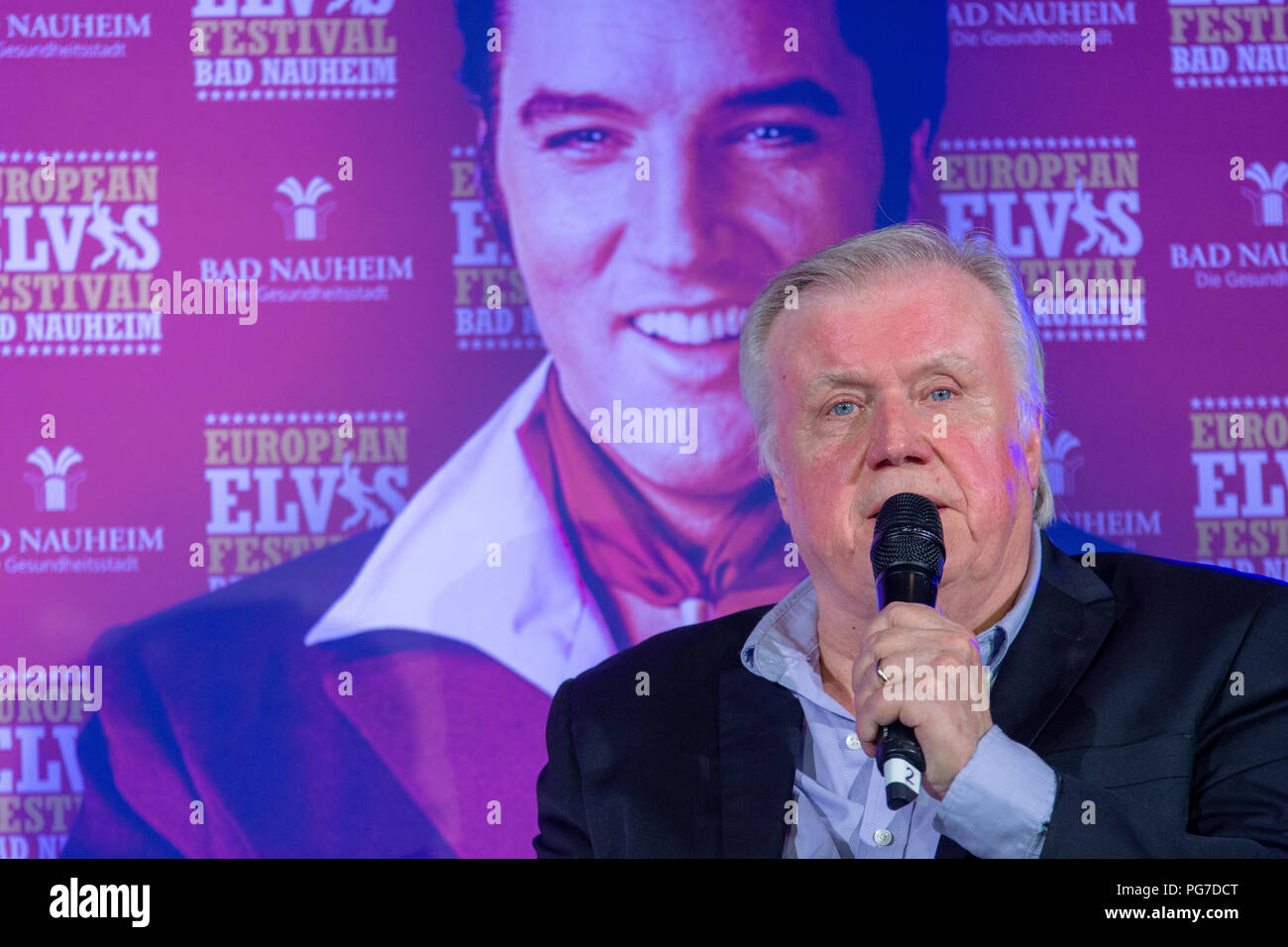 BAD NAUHEIM, GERMANY August 19th 2018 Ed Enoch (Singer, The Stamps Quartet) talks about his