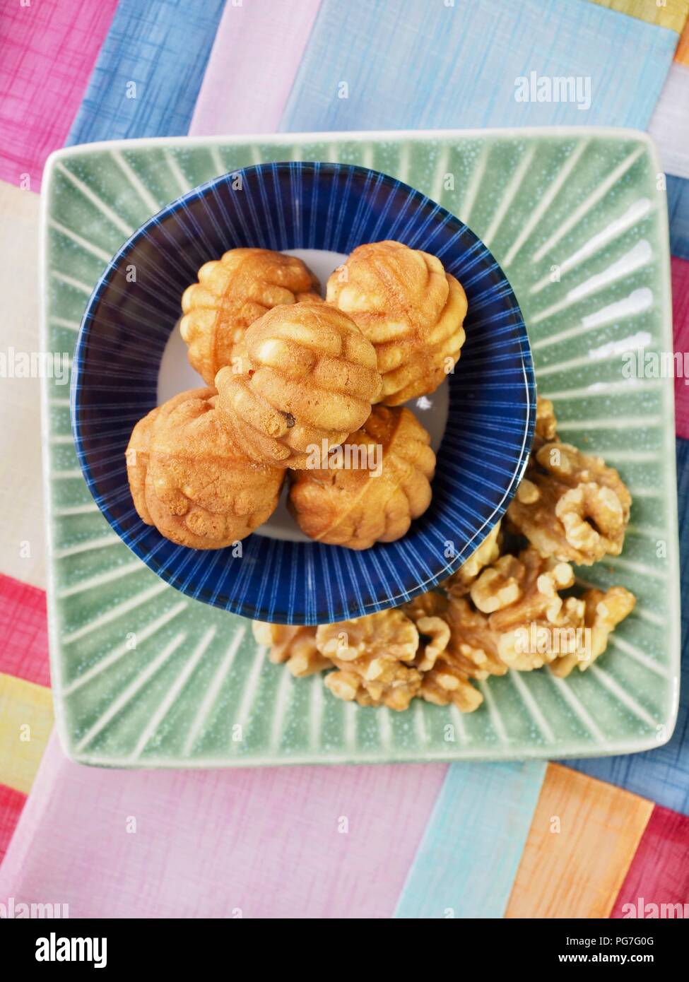 Korean Food Walnut Sweets Stock Photo - Alamy