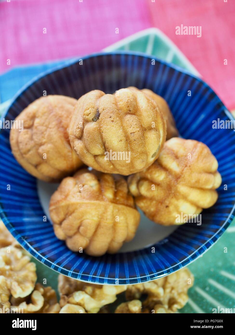 Korean Food Walnut Sweets Stock Photo - Alamy