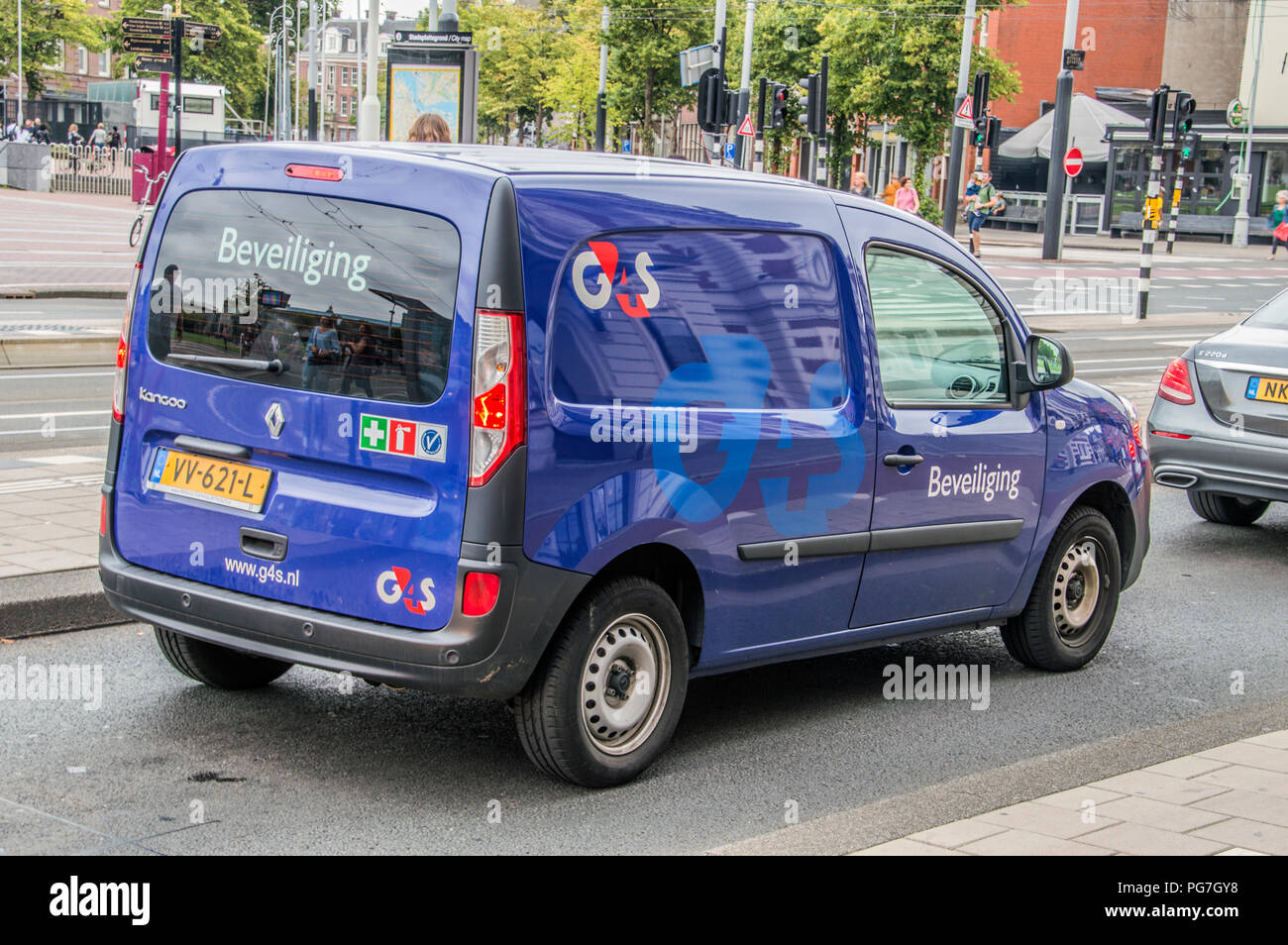 G4S Security Company Car At Amsterdam The Netherlands 2018 Stock Photo