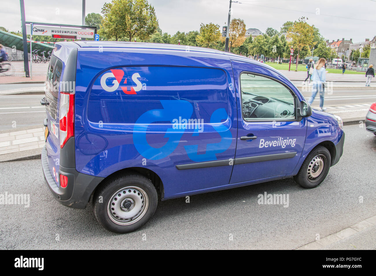 G4S Security Company Car At Amsterdam The Netherlands 2018 Stock Photo