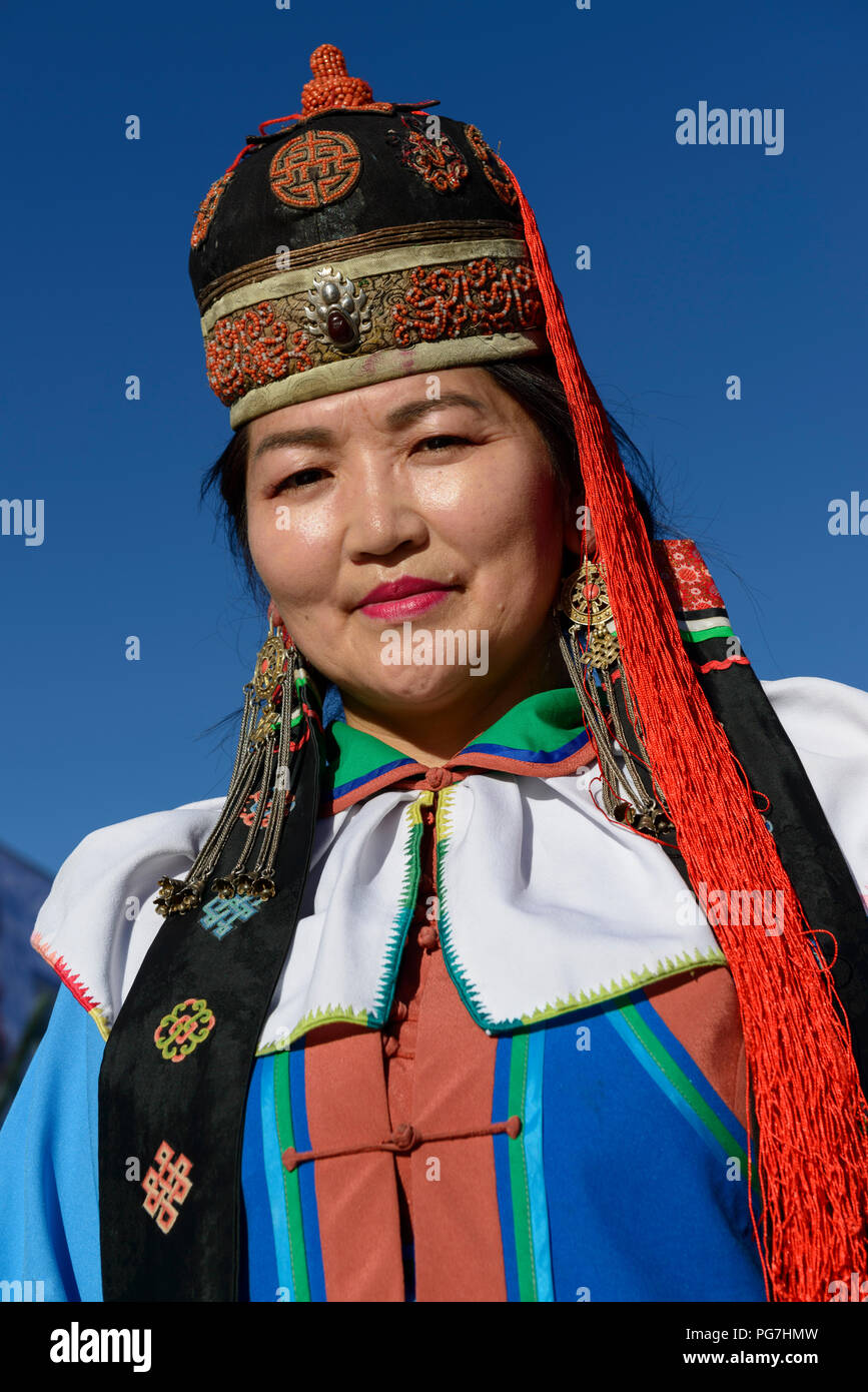 Showcase of different Mongolian ethnic groups and traditional costumes ...