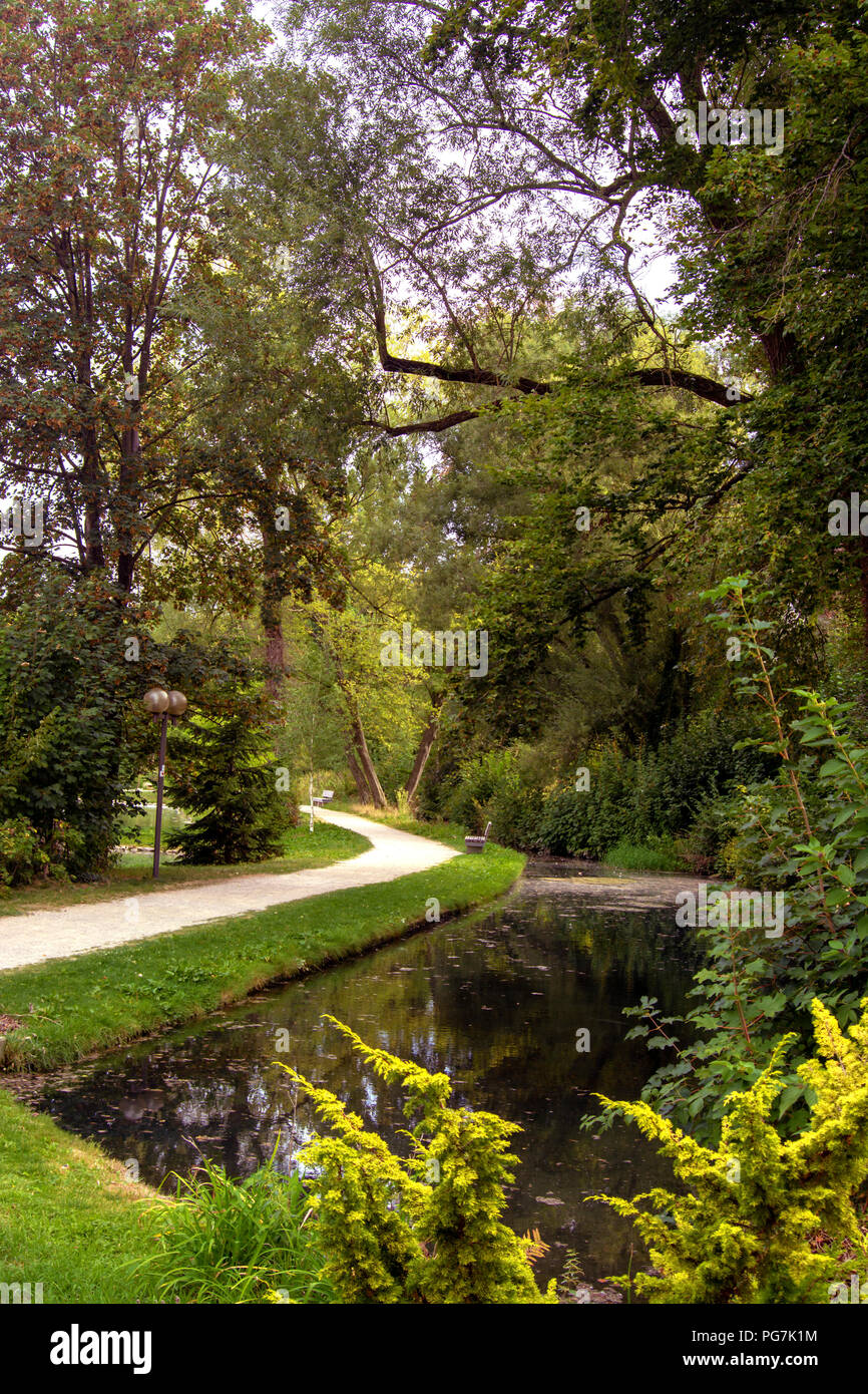 DE - Baden-Wurttemberg : Gardens of Laupheim Stock Photo