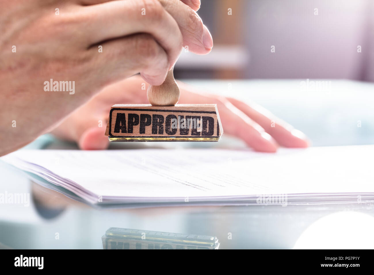 Approved documents hi-res stock photography and images - Alamy