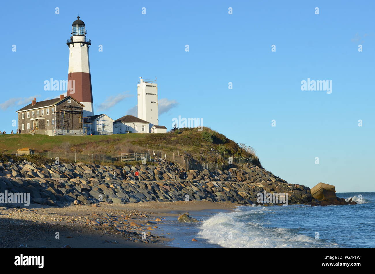 Montauk Lighthouse in Long Island, New York, USA Stock Photo - Alamy