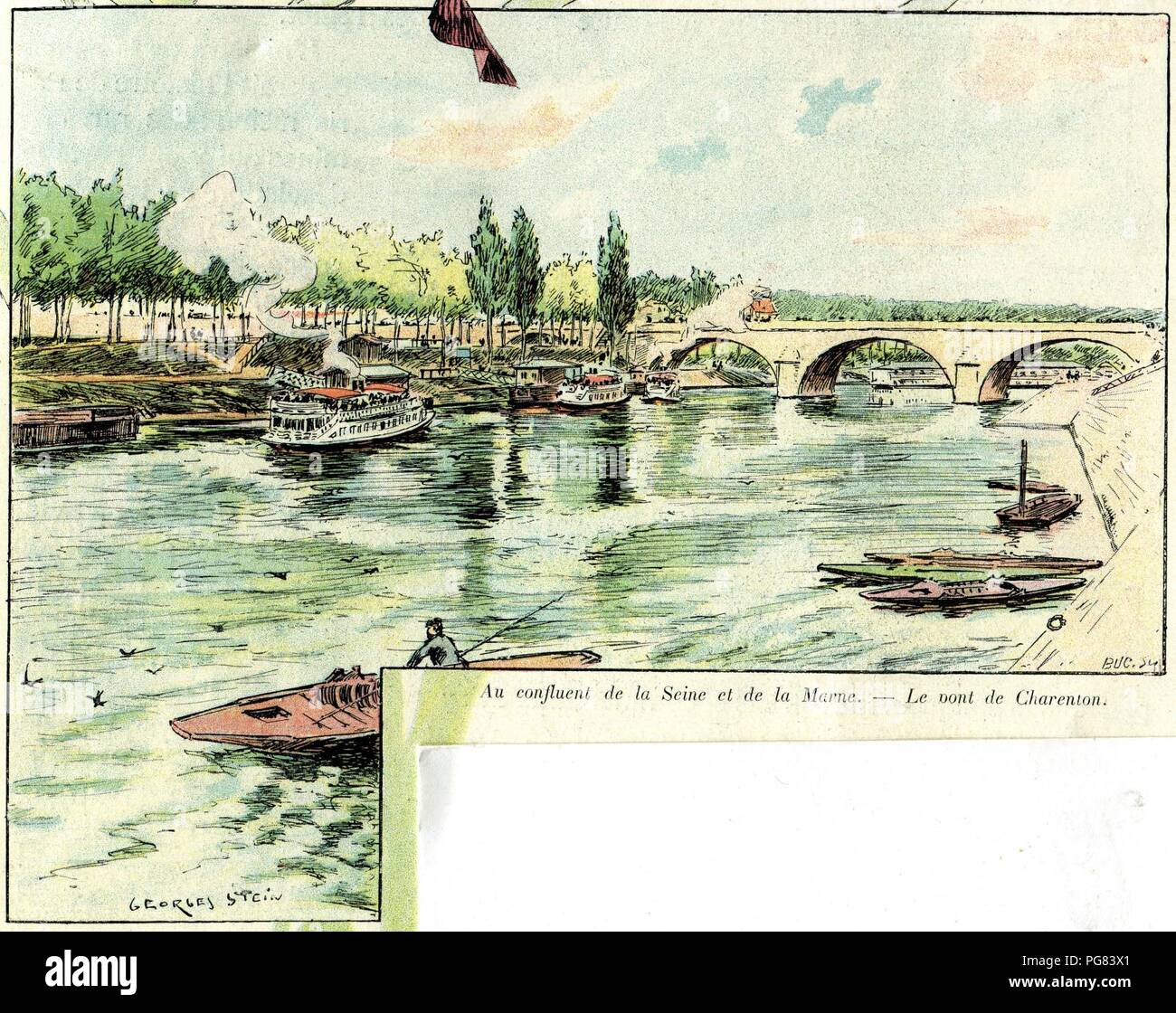 Au confluent de la Seine et de la Marne Le Pont de Charenton,