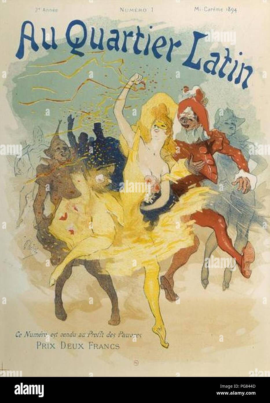 Au quartier latin 1894 Stock Photo Alamy