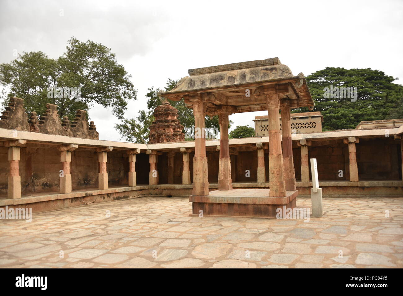 Bhoga Nandeeshwara Temple, Nandi Hills, Karnataka, India Stock Photo