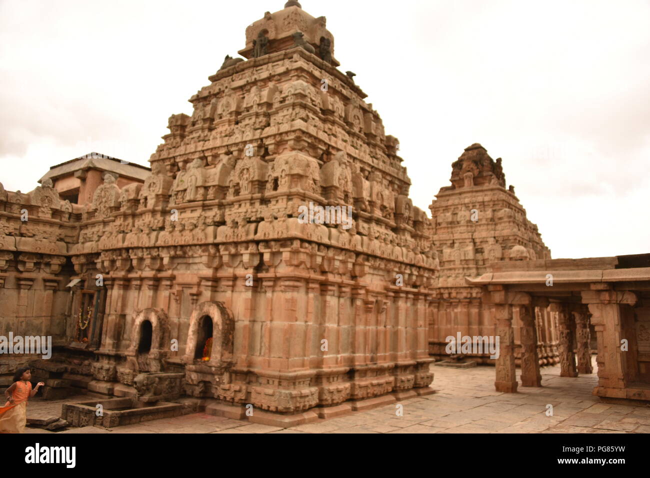 Bhoga Nandeeshwara Temple, Nandi Hills, Karnataka, India Stock Photo
