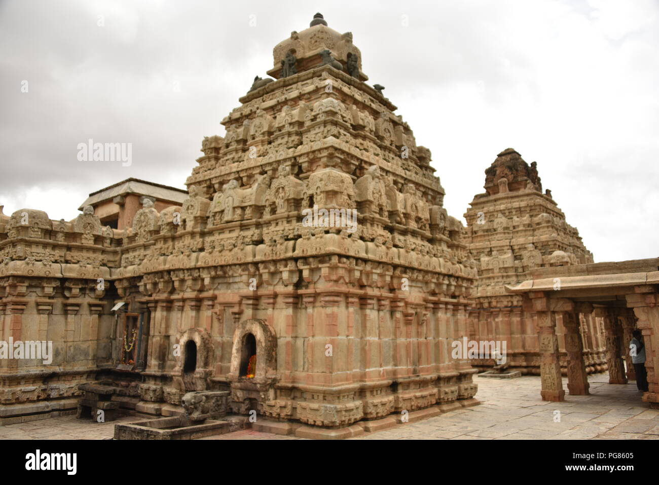 Bhoga Nandeeshwara Temple, Nandi Hills, Karnataka, India Stock Photo