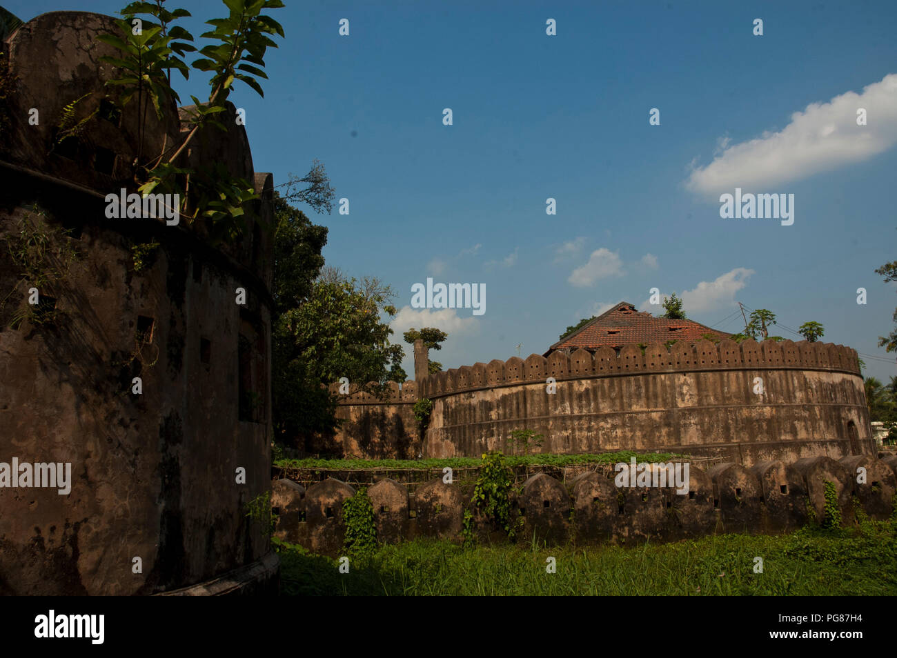 The Idrakpur Fort. It was established in 1660 at the regime of General Mir Jumla to protect the alongside locality of Dhaka and Narayanganj from Mug d Stock Photo