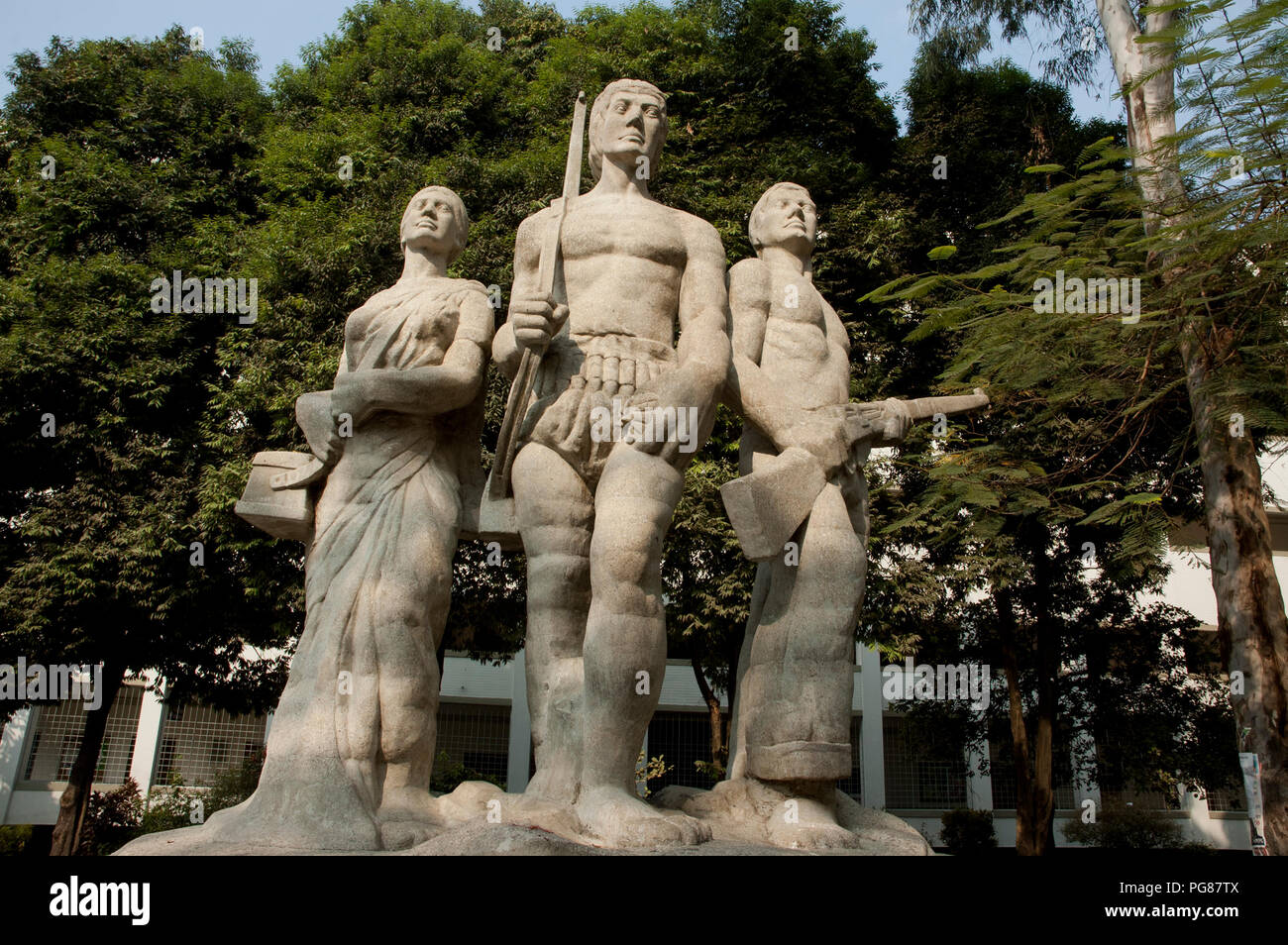 Aparajeyo Bangla is one of the most well known sculptures dedicated to