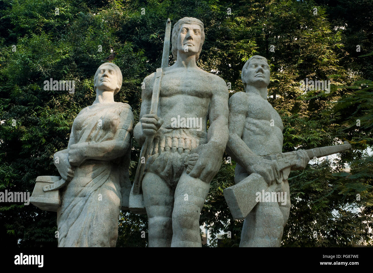 Aparajeyo Bangla is one of the most well known sculptures dedicated to