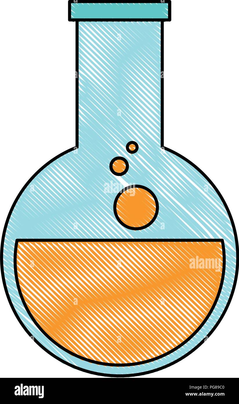 laboratory tube test flask vector illustration design Stock Vector ...