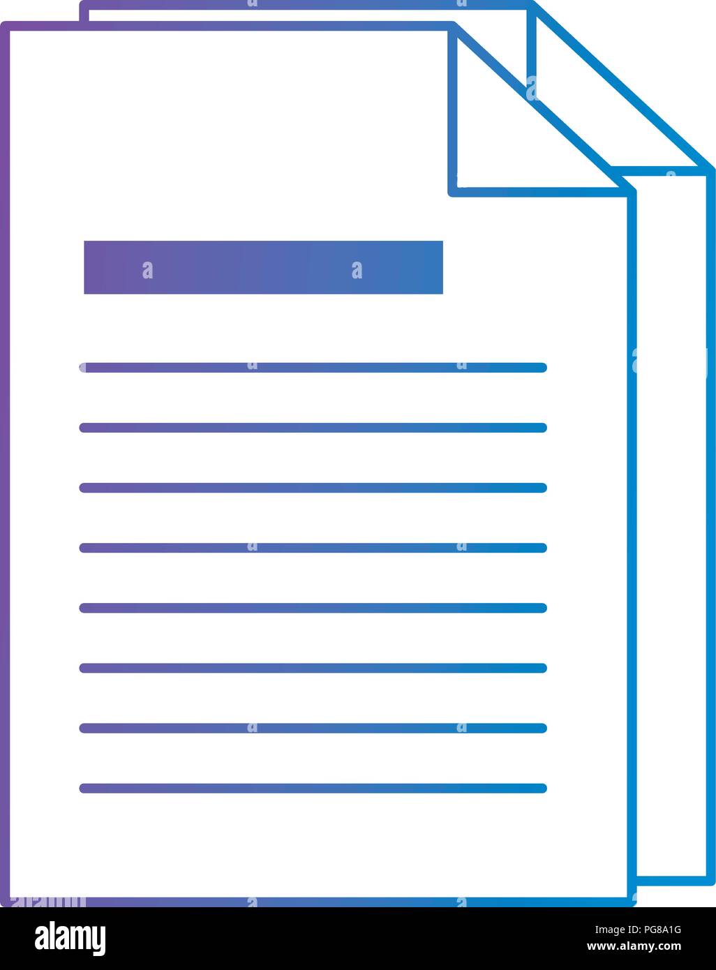 documents paper isolated icon vector illustration design Stock Vector ...