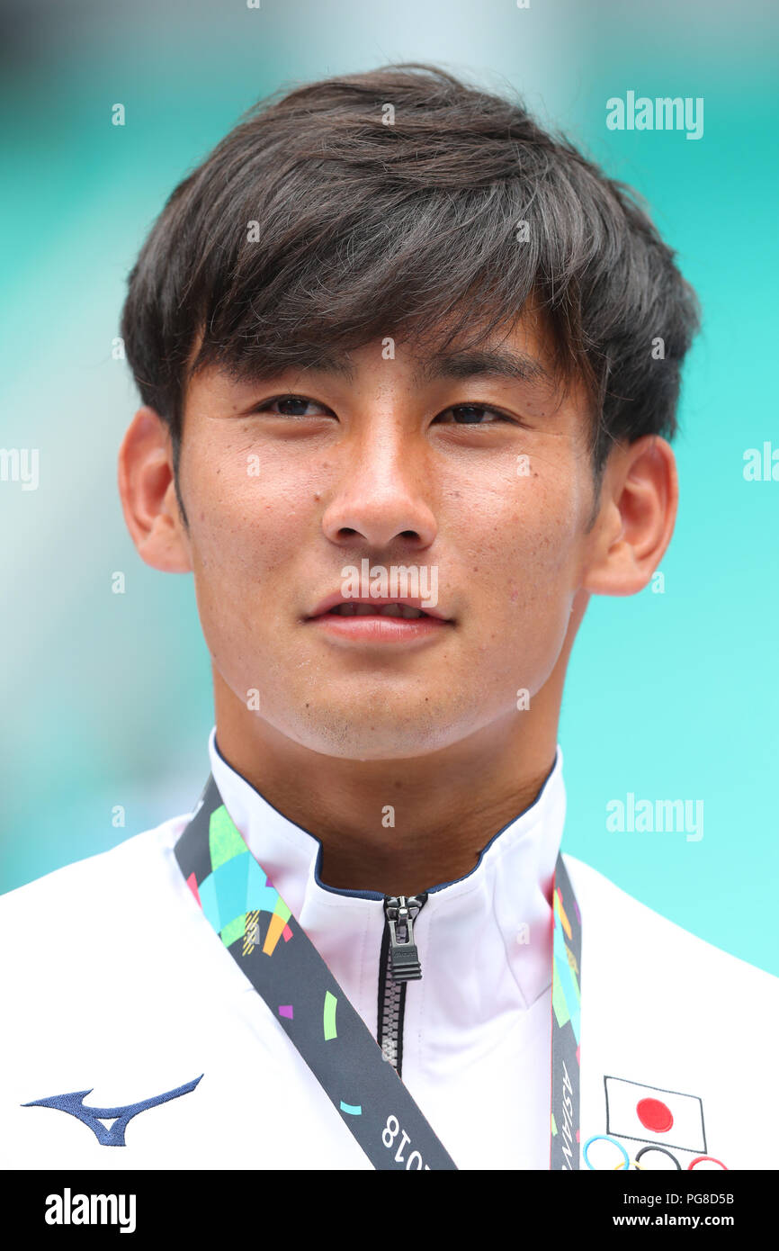 Palembang, Indonesia. 24th Aug, 2018. Sho Shimabukuro (JPN) Tennis ...