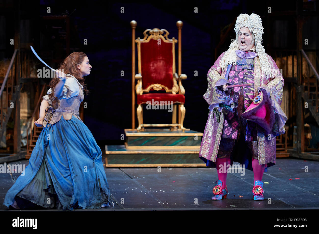 Edinburgh, UK. 23rd August 2018.Preview of Rossini's opera LA CENERENTOLA at Edinburgh International Festival. Credit: Andrew Eaton/Alamy Live News. Stock Photo