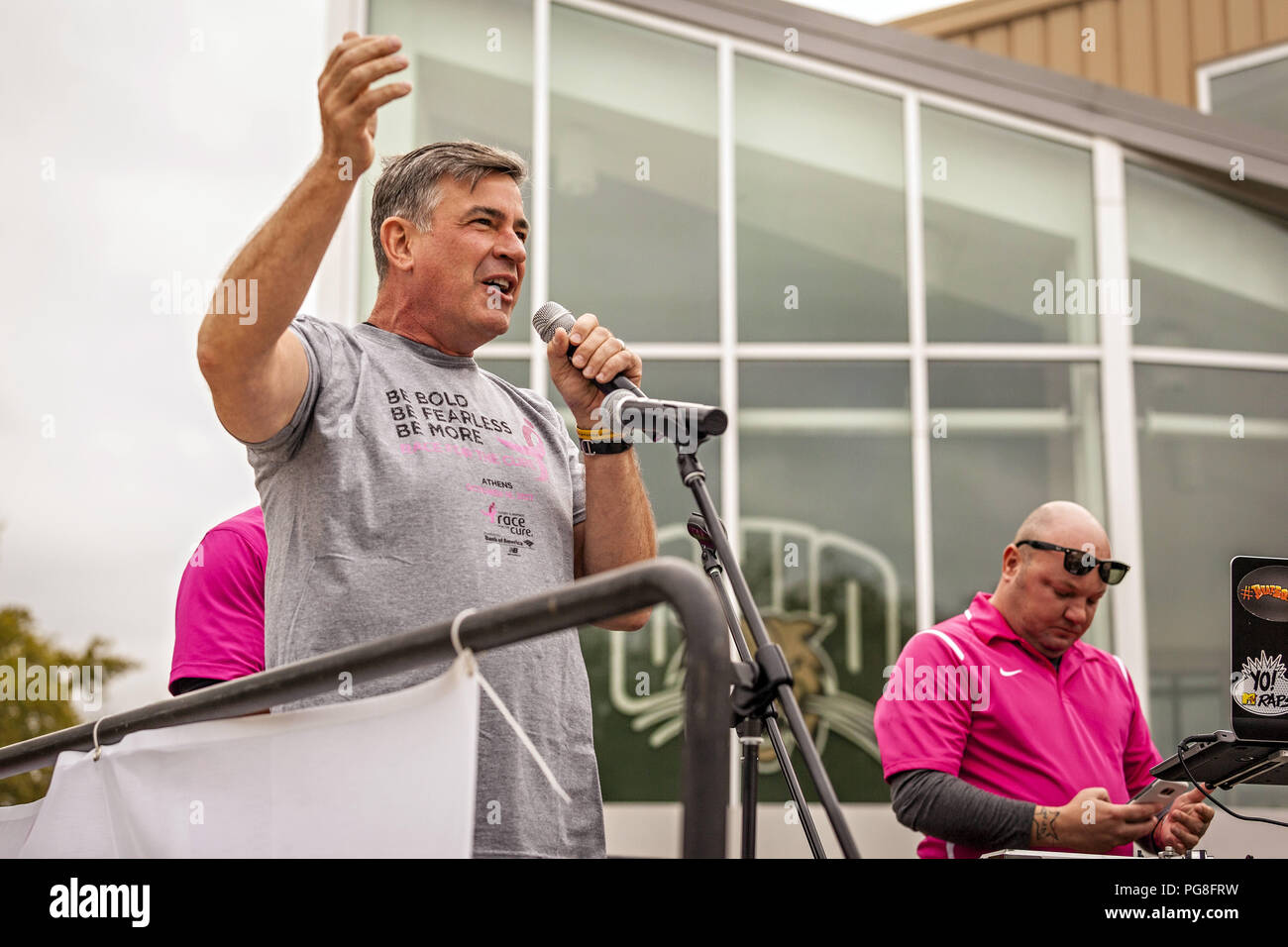 Athens, Ohio, USA. 15th Oct, 2017. Athens Ohio Mayor STEVE PATTERSON ...