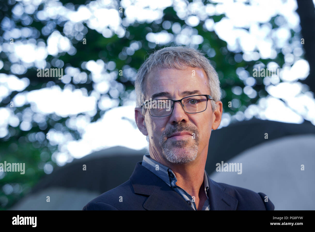 Edinburgh, UK. 24th August, 2018. David L Mearns, a marine geologist, heÕs located some of the worldÕs most elusive shipwrecks and he explains all in The Shipwreck Hunter. Pictured at the Edinburgh International Book Festival. Edinburgh, Scotland.  Picture by Gary Doak / Alamy Live News Stock Photo