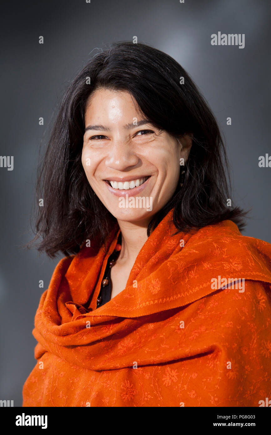 Edinburgh, UK. 24th August, 2018. Maya R. Jasanoff is an American academic. She serves as Coolidge Professor of History at Harvard University, where she focuses on the history of Britain and the British Empire. Pictured at the Edinburgh International Book Festival. Edinburgh, Scotland.  Picture by Gary Doak / Alamy Live News Stock Photo
