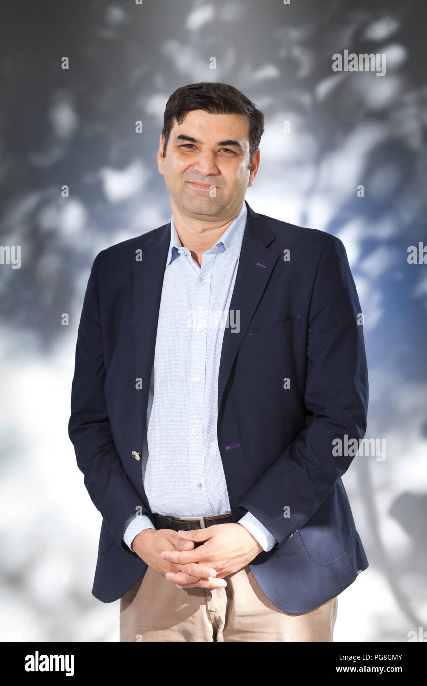 Edinburgh, UK. 24th August, 2018. Gordon Corera, is a British author and journalist. He is the BBC's Security Correspondent and specializes in computer technology. Pictured at the Edinburgh International Book Festival. Edinburgh, Scotland.  Picture by Gary Doak / Alamy Live News Stock Photo