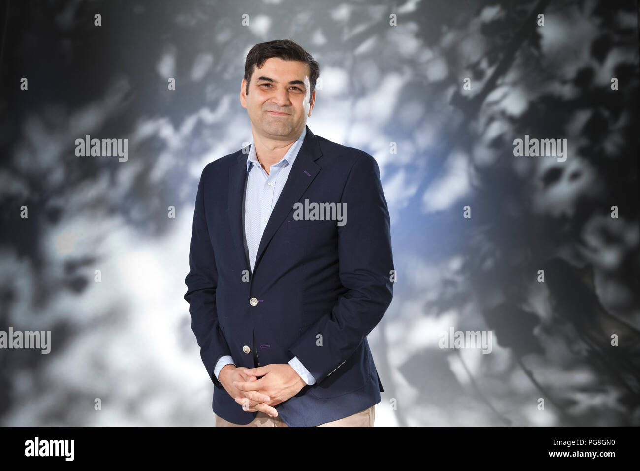 Edinburgh, UK. 24th August, 2018. Gordon Corera, is a British author and journalist. He is the BBC's Security Correspondent and specializes in computer technology. Pictured at the Edinburgh International Book Festival. Edinburgh, Scotland.  Picture by Gary Doak / Alamy Live News Stock Photo