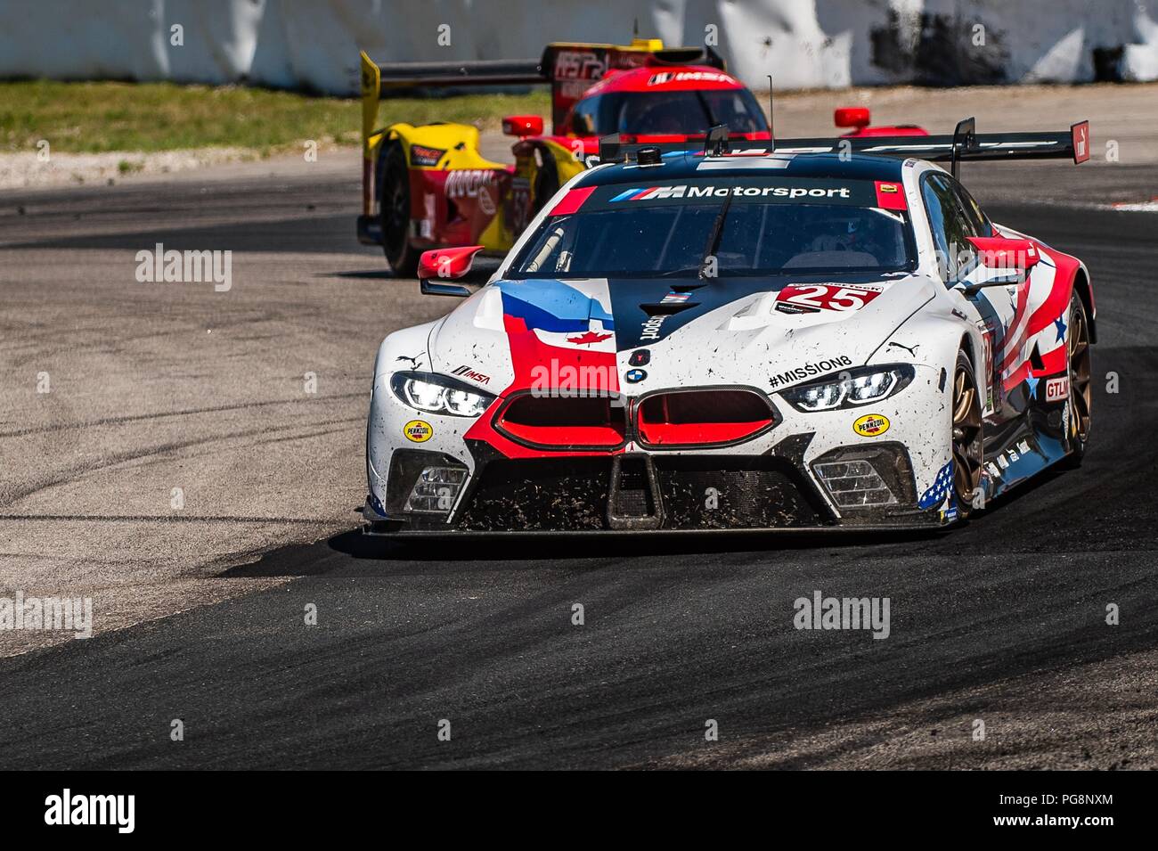 Bowmanville Can 08 Jul 2018 8th July 2018 The Number 25 Bmw M8 Gte Driven By