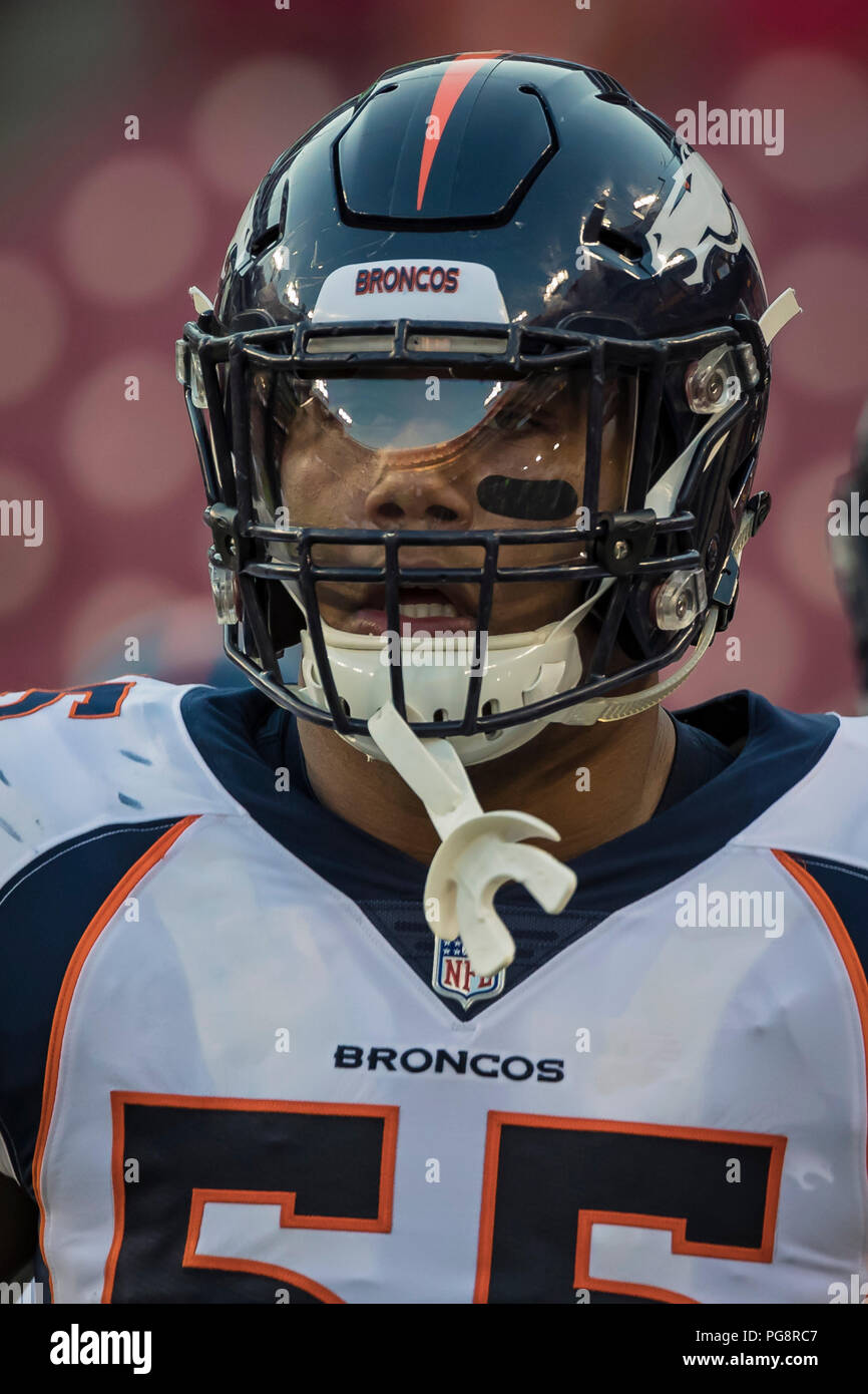 Denver Broncos linebacker Bradley Chubb (55) against the San Francisco  49ers during the second half of an NFL football game in Denver, Sunday,  Sept. 25, 2022. (AP Photo/Jack Dempsey Stock Photo - Alamy