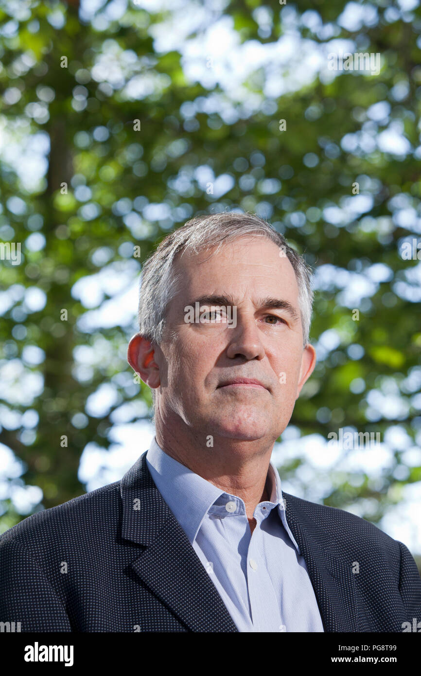 Edinburgh, UK. 25th August, 2018.  Victor Mallet is an author, journalist and commentator. He is currently Asia news editor for the Financial Times. Pictured at the Edinburgh International Book Festival. Edinburgh, Scotland.  Picture by Gary Doak / Alamy Live News Stock Photo