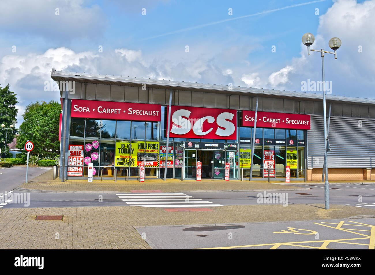 The ScS furniture store at Bridgend Retail Park,Bridgend S.Wales Stock
