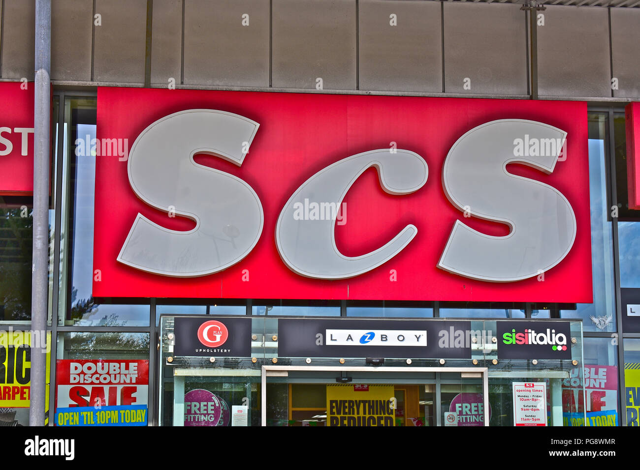 The ScS furniture store at Bridgend Retail Park,Bridgend S.Wales Stock