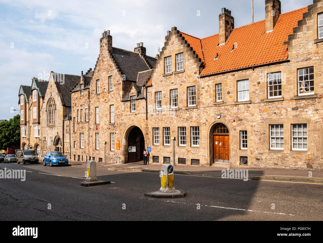 University of Edinburgh Student Union Buildings in The Pleasance, a street just outside the Old Town of Edinburgh, Scotland. Stock Photo