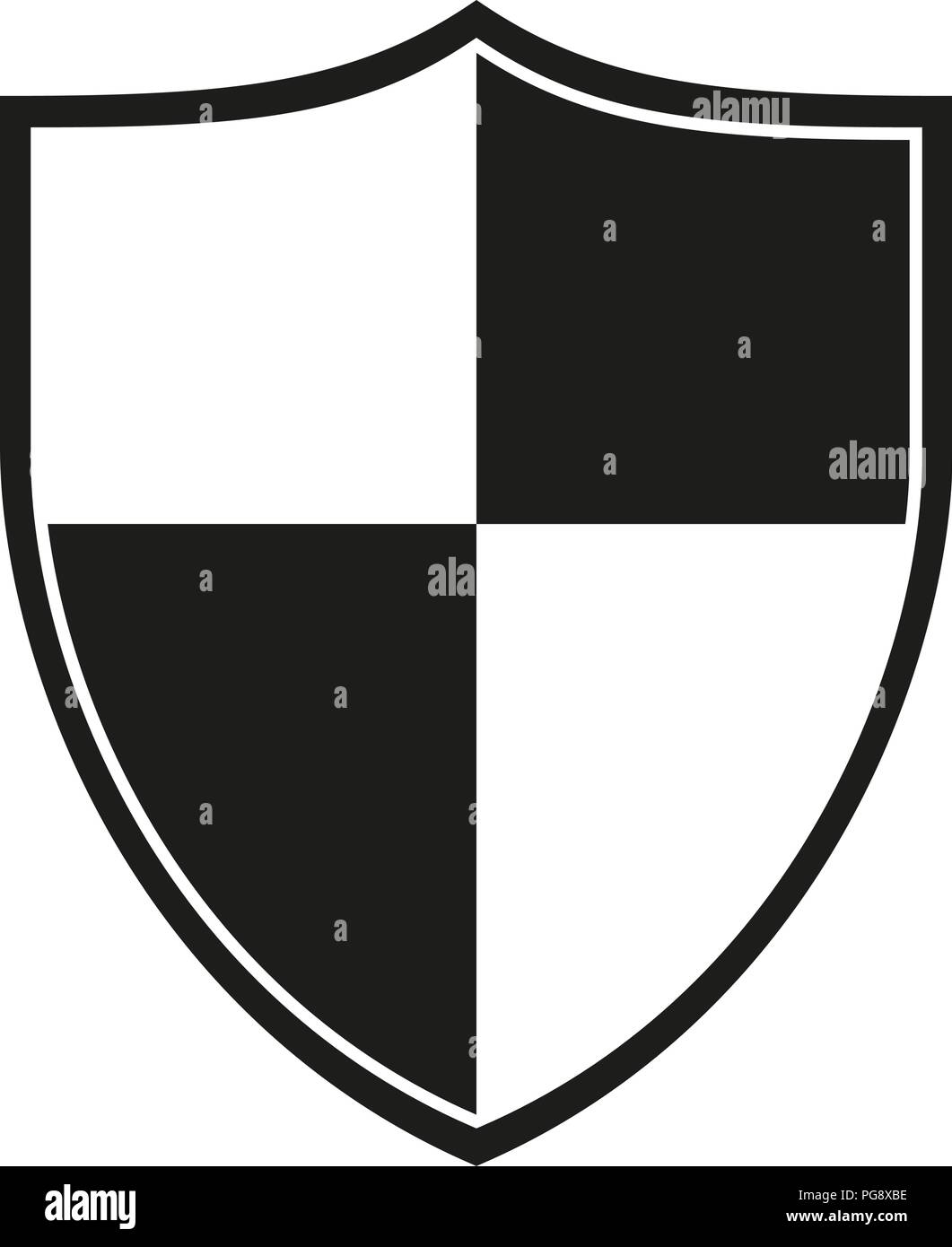 Cross Shield Silhouette